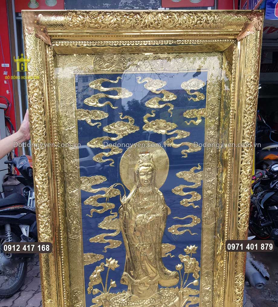Khung tranh liền đồng v&ocirc; c&ugrave;ng chắc chắn